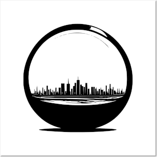 City Skyline Posters and Art